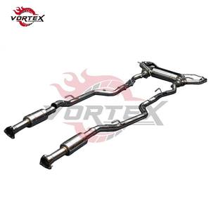 Échappement Catback de Luxe VORTEX en Acier Inoxydable Poli Miroir Valvetronic pour Aston Martin DB9 5.9L 2004-2016 Double Sortie Directe - Product Image 2