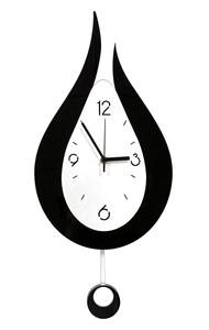 Reloj de pared de decoración moderna y grande, para sala de estar, gota de agua acrílica, silencioso, adecuado para dormitorio familiar, kitc - Product Image 3