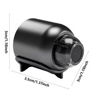 X5 Mini kablosuz 1080P güvenlik kamera gece görüş hareket algılama akıllı ev Video kamera monitör hafıza kartı destekler