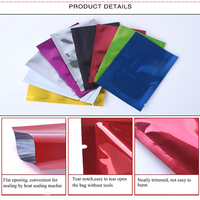 Sac d'emballage pour masque Facial, papier d'aluminium imperméable à chaud, trois côtés, produit cosmétique, prix d'usine