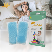 Patchs Adhésifs Médicaux Jetables Rafraîchissants Doux et Longue Durée pour la Peau, Feuille de Menthe Glacée en Gel Polymère Hydrophile pour Soulager la Fièvre