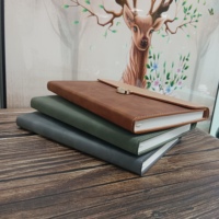 Carnet de notes en cuir personnalisé de marque HYX, format A5, 100 feuilles, couverture rigide, marbré, avec boucle, reliure cousue, plusieurs options de couleurs, cadeau
