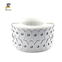 1000 pièces de tampons blancs de blocage des lentilles 17x33mm, tapis de blocage, consommables pour le bordage des lunettes, autocollants adhésifs optiques, accessoires à bas prix
