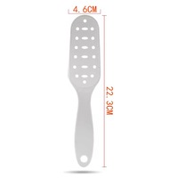 Râpe à pieds professionnelle double face en acier inoxydable à grain fin, lime anti-callosités robuste pour peaux épaisses et durcies