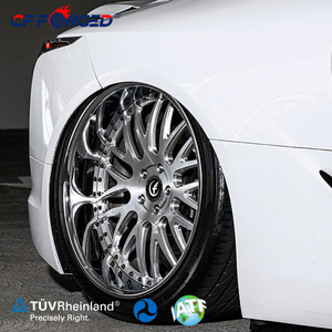 Rines Forjados CF de 19 y 20 Pulgadas, 5x114.3, 2 Piezas, para LC500 y <span class=keywords><strong>Tesla</strong></span> Model 3, Cromados, Pulidos, con Borde Profundo - Product Image 2