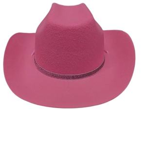 Sombrero de Vaquero de Fieltro Colorido con Banda Decorativa, Diseño Unisex Ajustable para Viajes, Fiestas y Festivales, Estilo de Moda Diaria - Product Image 5