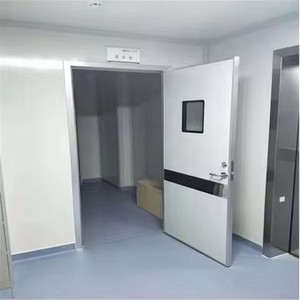 Porte de barrière radiologique pour salle de radiographie, panneau de protection au plomb avec fenêtre de visualisation pour projet de rénovation médicale - Product Image 1