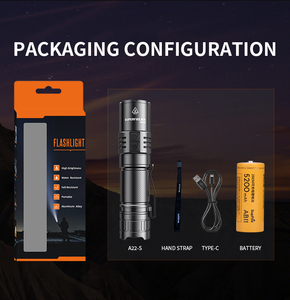 Mạnh mẽ nhất có thể sạc lại USB zoom đèn pin <span class=keywords><strong>2300</strong></span> <span class=keywords><strong>lumens</strong></span> IP44 không thấm nước siêu sáng công suất cao dẫn cắm trại 5 chế độ SOS - Product Image 3