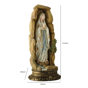 Nueva Escultura de Resina de Ángel Pintada a Mano, Figura de la Virgen, para Recuerdos Religiosos y Decoraciones Navideñas - Product Image 4