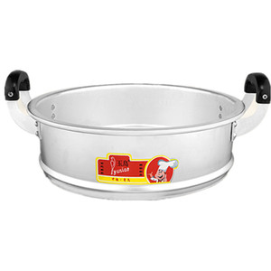 YunTao Aluminum <b>Steamer</b> Basket 24 Cm With Handles For Steaming Food - Product Image 3