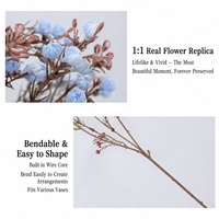 Offre Spéciale – Bouquets de Demoiselles d'Honneur Artificiels en Gros, Effet Naturel, Sans Perte de Pétales, pour Décoration de Table de Mariage