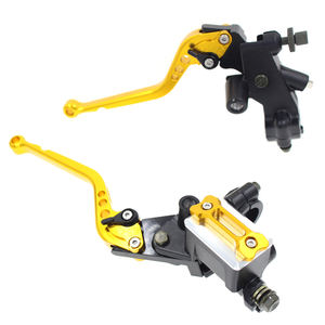 मोटरसाइकिल मास्टर सिलेंडर हाइड्रोलिक ब्रेक पंप क्लच बर लीवर जलाशय सेट हाइड्रोलिक लीवर मास्टर सिलेंडर ब्रेक लीवर - Product Image 3