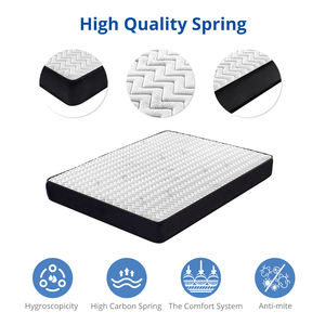 Colchão hotel luxuoso de alta qualidade, cama de rolo de bolso, colchão com mola, cama redonda e confortável - Product Image 3