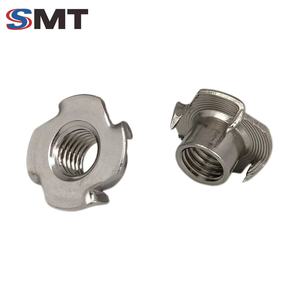Trung Quốc Nhà sản xuất 304 thép không gỉ tùy chỉnh bốn Claw TEE Nut với Hex Head gỗ chủ đề chèn t-<span class=keywords><strong>nuts</strong></span> kích cỡ - Product Image 4