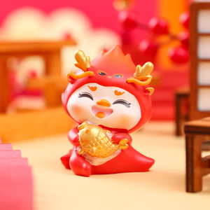 ของขวัญใหม่ จิน รุ่ยฟู วา ของตกแต่งขนาดเล็ก ตุ๊กตาฟูวาสุดน่ารัก ของตกแต่งปีมังกร ขายส่ง - Product Image 6