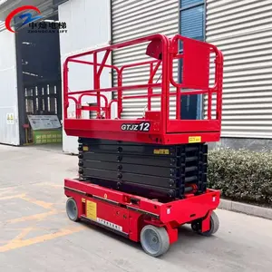 Electric High Quality Self Propelled Professional Electric Scissor Lift Scissor Lift Wheeled Man Lift Self Propelled