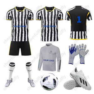 2023 kualitas terbaik Cina cepat kering poliester pakaian olahraga pria setelan pakaian sepak bola seragam kustom kaus sepak bola - Product Image 2