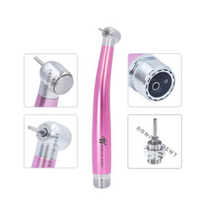Pieza de mano <span class=keywords><strong>dental</strong></span> Botón Pulsador 2 agujeros o <span class=keywords><strong>4</strong></span> agujeros Turbina eléctrica colorida Pieza de mano <span class=keywords><strong>dental</strong></span> de alta velocidad - Product Image 3