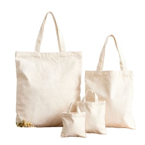 Eco Friendly Reusable 100% Cotton 6oz/8oz/12oz DIY Canvas Silk-screen Printed Shopping Tote <b>Bag</b> with Custom Logo - Product Image 3