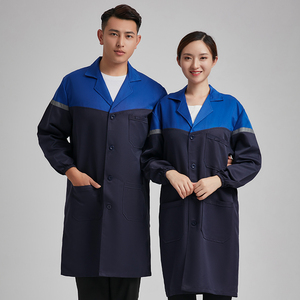 Chaqueta de uniforme de trabajo con logotipo personalizado para hombres y mujeres Ropa de moda de 2 colores a prueba de polvo y transpirable - Product Image 5