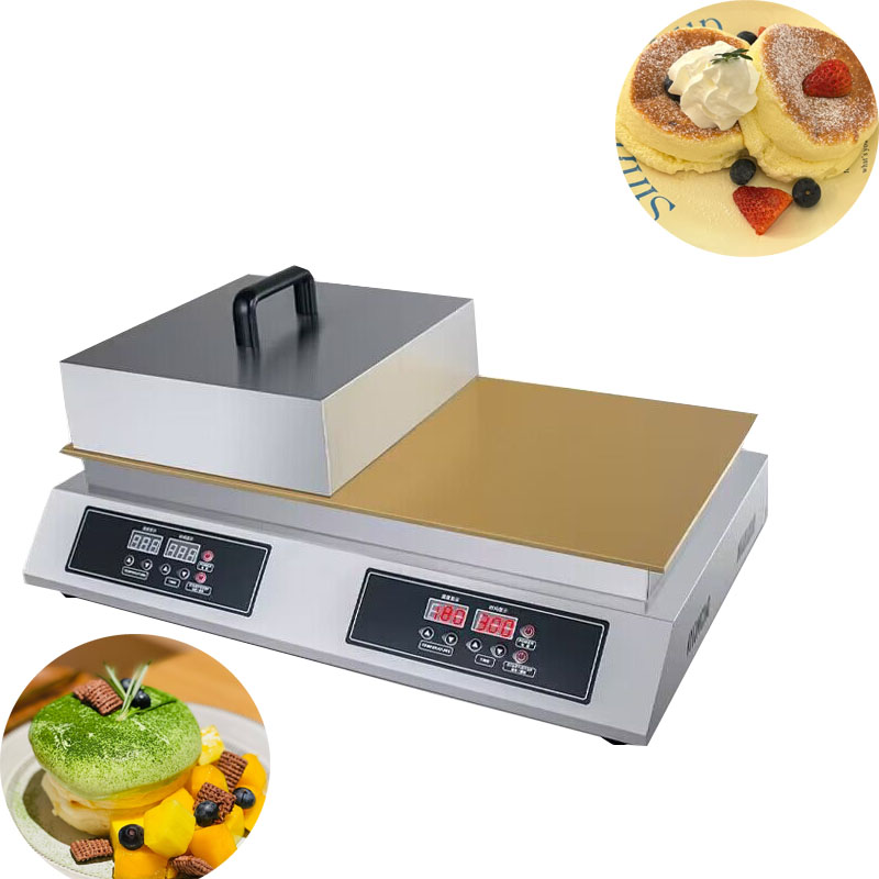 Intelligent and Fixed Temperature New Products Sell Well Street Food Fluffy Souffle Pancakes Souffler Makere Cake Maker Machine