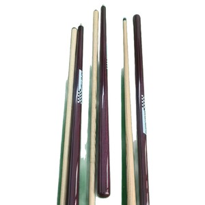 Queue de billard 145 cm en bois de Padauk blanc avec joint en laiton, durable - Product Image 5