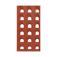 Composant creux en PU léger, type brique, pour revêtement mural décoratif d'arche paon, pour hôtels, villas, intérieur et extérieur