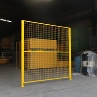 Clôture Temporaire Thermolaquée en Promotion, Barrières Mobiles en Métal, Grillage d'Atelier Écologique Anti-Rongeurs, Modélisation 3D