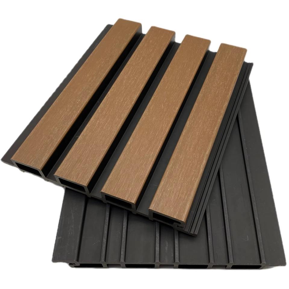 Exterior Wall Cladding WPC Exterior Outdoor Composite Wall Panel PVC ...