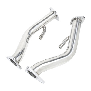 Bán hàng nóng đánh bóng thép không gỉ ống xả downpipe Ống nghiệm cho 09-16 Nissan 370Z Infiniti <span class=keywords><strong>G37</strong></span> tốt nhất tìm kiếm sản phẩm - Product Image 2