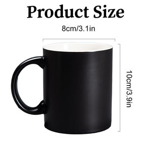 Tazas Personalizadas con Logotipo que Cambian de Color, 12 Piezas, 11 oz, Negras, para Sublimación, Taza Mágica de Cerámica que Cambia de Color para Café - Product Image 2