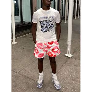 Pantalones Cortos Deportivos Personalizados para Hombre con Diseño Gráfico Skyline, Transpirables, de Malla, con Bolsillos, Estilo Casual Urbano - Product Image 6