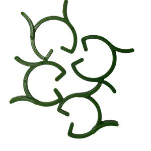 Clips de soutien pour plantes Clips de jardin en plastique Vert noirâtre Clips de jardinage pour maintenir les tiges de plantes Supports de culture de légumes - Product Image 6