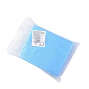 Drap de lit médical jetable Advance Slip bleu non tissé 1 pli stérile imperméable pour chirurgie gynécologique Origine Jiangsu - Product Image 1