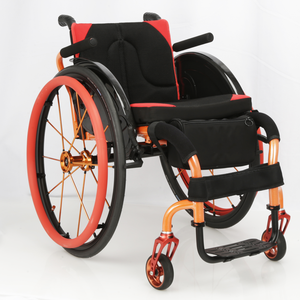 Silla de Ruedas Deportiva de Ocio Manual Autopropulsada de Aleación de Aluminio Ligera para Entrenamiento, 11 kg, Capacidad de 136 kg - Product Image 3