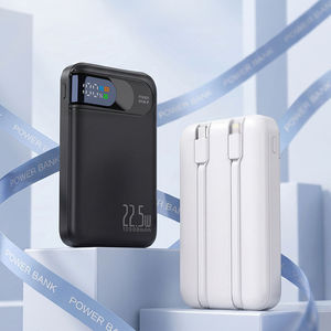 Cargador Portátil de Viaje con Pantalla Digital, 10000mAh, Carga Rápida PD 22.5W, Cable Tipo-C Integrado, Banco de Energía Móvil - Product Image 2
