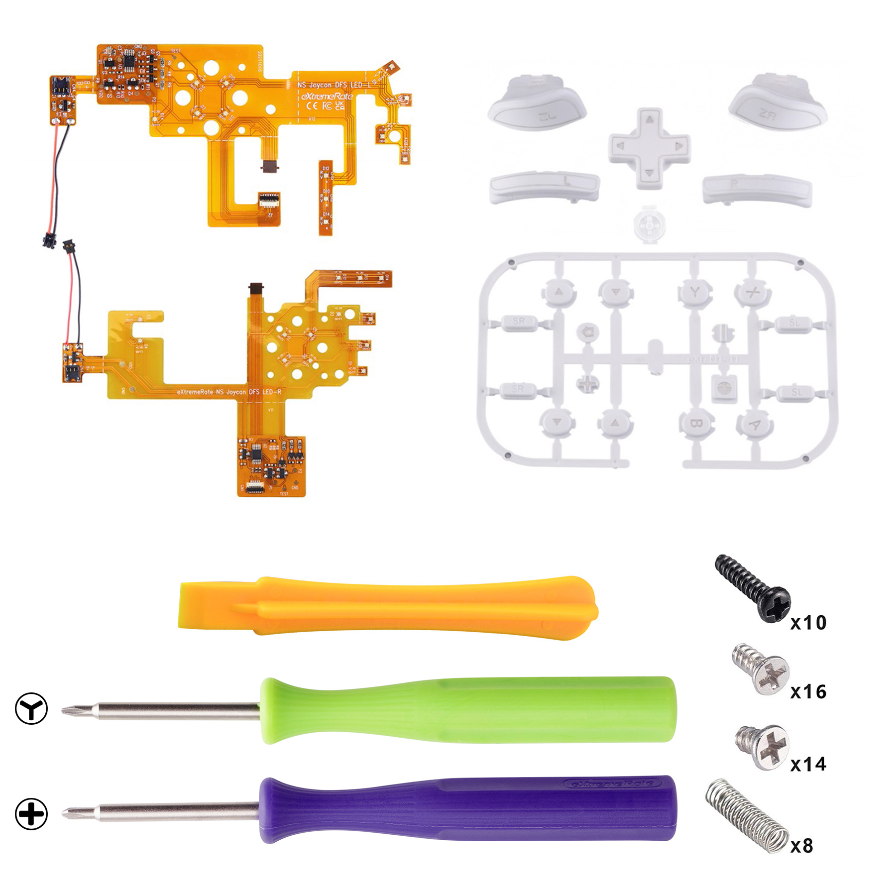 Kit LED DFS avec boutons blancs NSLED013G2