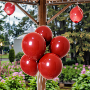 Hai Lớp Quả Lựu Màu Đỏ Hình Trái Tim Bóng Cao Su Cho Bữa Tiệc Đám Cưới Giáng Sinh Phục Sinh Bên Trang Trí - Product Image 6