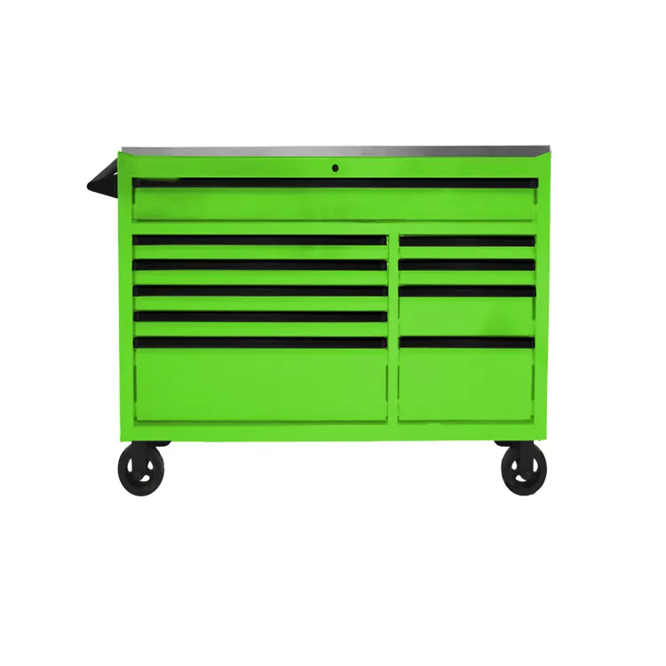Custom Box Fabricating Metal Tool Product Storage Cabinet Iron Tool Box with Wheels