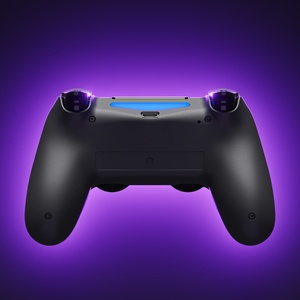 Coque inférieure de remplacement noire EXtremeRate version Type-C compatible avec les manettes PS4 modèles JDM-040/050/055 - Product Image 5