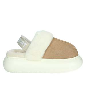 Sabot en cuir pour femme SABF241029 avec doublure en fausse fourrure pour usage domestique - Product Image 4