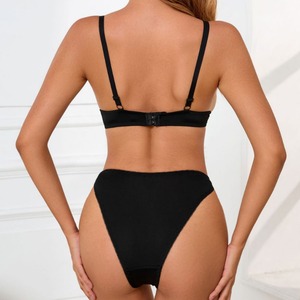 Bộ đồ lót nữ xuyên biên giới gợi cảm, quần lót dày có gọng thép, dây xích thời trang, áo ngực nâng ngực - Product Image 3