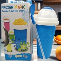 Gobelet à slush, gobelet magique pour boissons glacées, gobelet pour faire des slushies, gobelet en silicone pour crème glacée, gobelet pour faire des smoothies