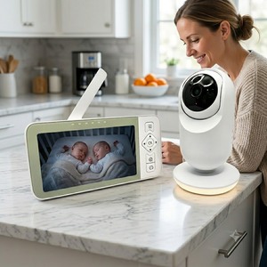 Monitor para Bebés KT626W de 5.5 Pulgadas con IA, Aplicación, WiFi, Cámara PTZ de 720P, Detección Inteligente de Llanto y Movimiento, Visión Nocturna Automática, Comunicación Bidireccional, Modo Eco - Product Image 1