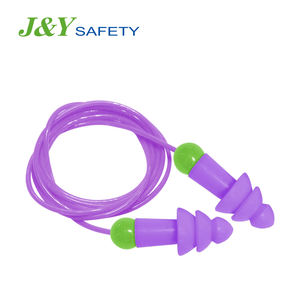 سدادات أذن من السيليكون قابلة لإعادة الاستخدام للنوم, سدادات أذن عازلة للصوت مزودة بحبل - Product Image 4