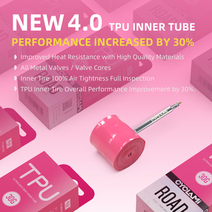 CYCLAMI Camera d'Aria Ultraleggera in TPU da 30g per Bici da Strada 700C 45/65/85mm, Accessori per Ciclismo - Product Image 2