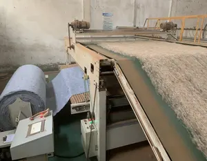 S shape Elastic vertical lapping coir coconut mattress mat production line