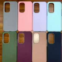 Étui magnétique antichoc en silicone liquide effet peau avec béquille pour Samsung/Tecno/Redmi, coque de protection effet miroir Macaron