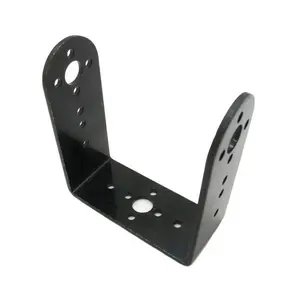 Custom Precision Sheet Metal Angle U Shaped Wood Corner Brackets