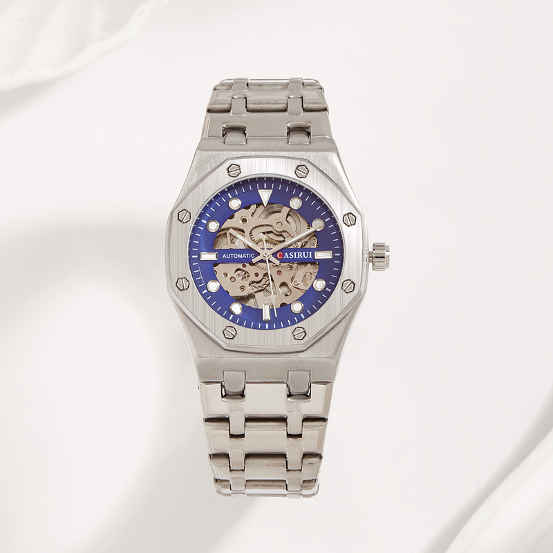 Luxury Automatic Mechanical Sport Watch Steel
